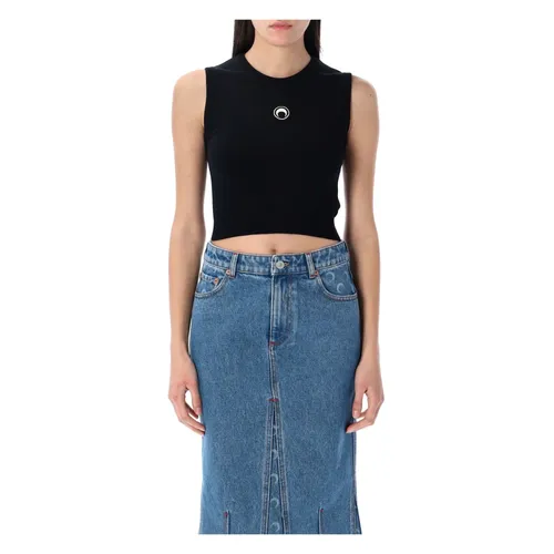 Tops > Sleeveless Tops - - Marine Serre - Modalova