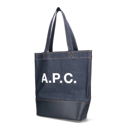 A.p.c. - Bags > Tote Bags - Blue - A.p.c. - Modalova