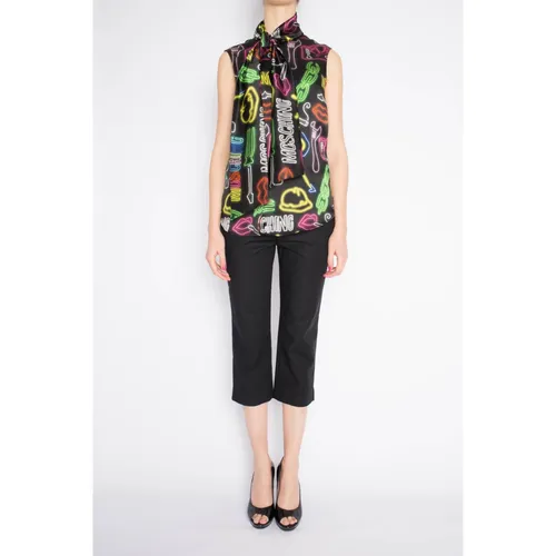 Tops > Sleeveless Tops - - Moschino - Modalova