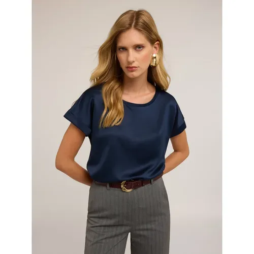 Motivi - Tops > T-Shirts - Blue - Motivi - Modalova