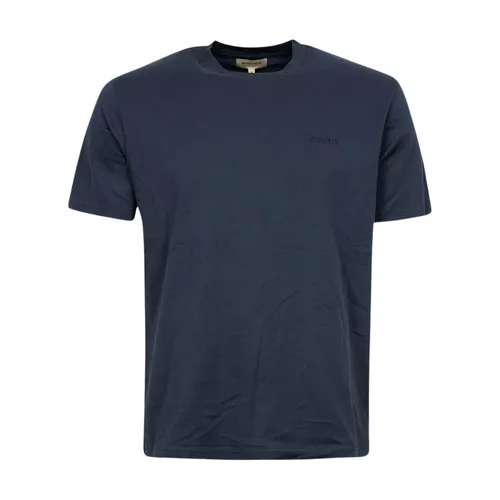 Woolrich - Tops > T-Shirts - Blue - Woolrich - Modalova