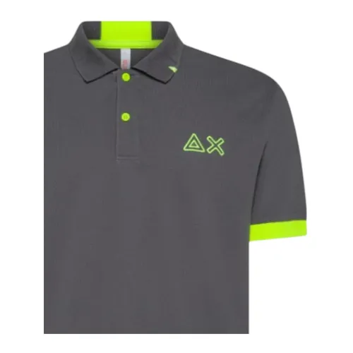 Sun68 - Tops > Polo Shirts - Gray - Sun68 - Modalova
