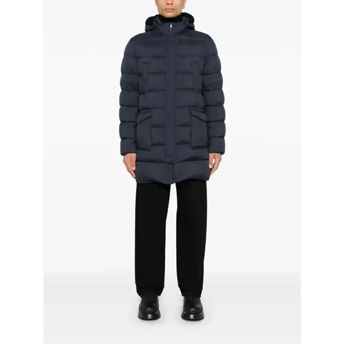 Herno - Coats > Parkas - Blue - Herno - Modalova