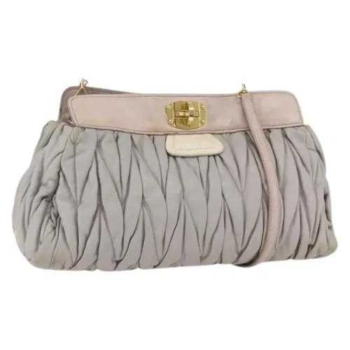 Pre-owned > Pre-owned Bags > Pre-owned Shoulder Bags - - Miu Miu Pre-owned - Modalova