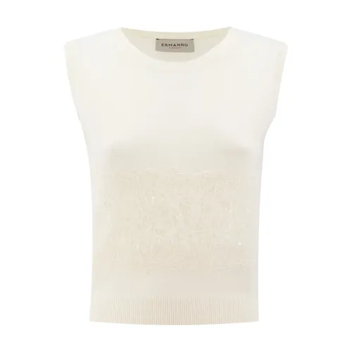 Knitwear > Round-neck Knitwear - - Ermanno Scervino - Modalova
