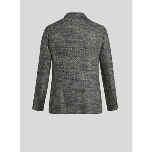Etro - Jackets > Blazers - Gray - Etro - Modalova