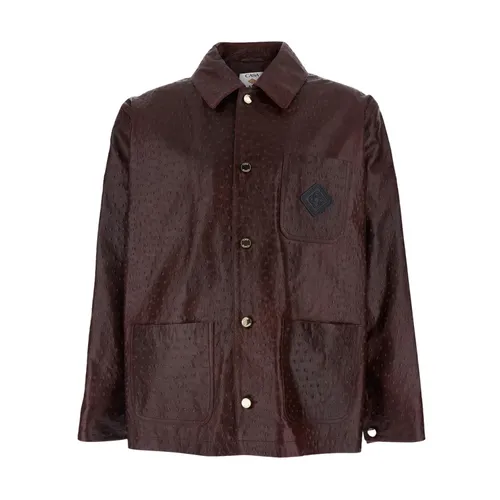 Jackets > Leather Jackets - - Casablanca - Modalova