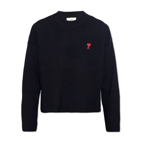Knitwear > Round-neck Knitwear - - Ami Paris - Modalova