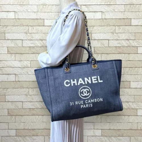 Pre-owned > Pre-owned Bags > Pre-owned Tote Bags - - Chanel Vintage - Modalova