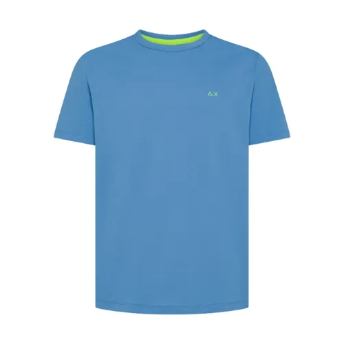 Sun68 - Tops > T-Shirts - Blue - Sun68 - Modalova