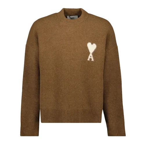 Knitwear > Round-neck Knitwear - - Ami Paris - Modalova
