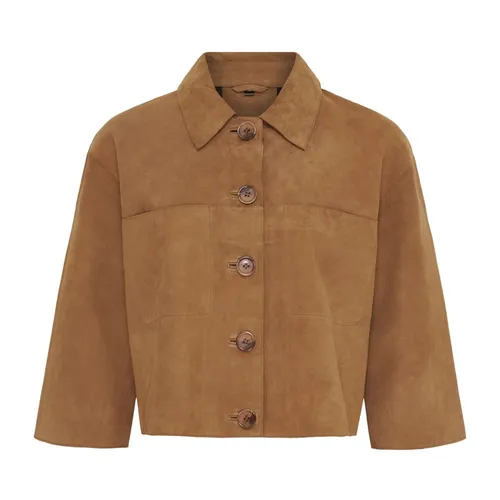 Jackets > Leather Jackets - - Notyz - Modalova