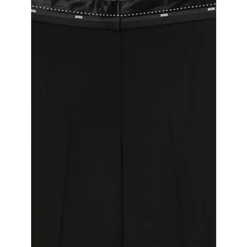 Trousers > Straight Trousers - - Msgm - Modalova