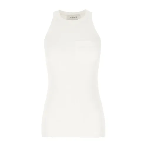 Tops > Sleeveless Tops - - Sportmax - Modalova