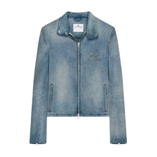Jackets > Denim Jackets - - Courrèges - Modalova