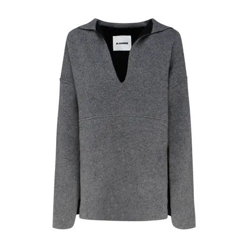 Knitwear > V-neck Knitwear - - Jil Sander - Modalova