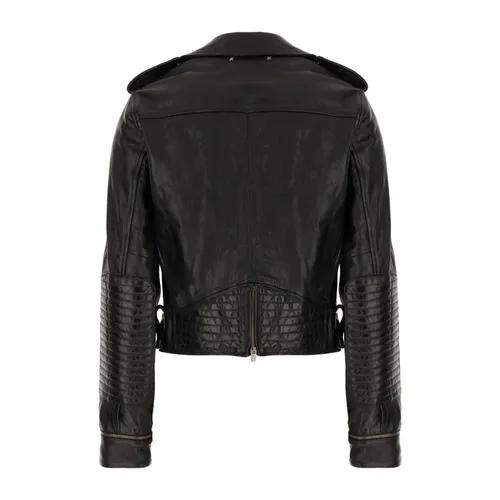 Jackets > Leather Jackets - - Golden Goose - Modalova