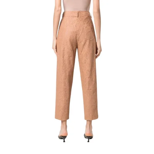 Trousers > Straight Trousers - - Forte Forte - Modalova