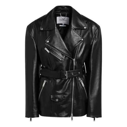 Jackets > Leather Jackets - - Halfboy - Modalova