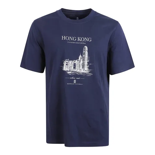 Tops > T-Shirts - - Brunello Cucinelli - Modalova