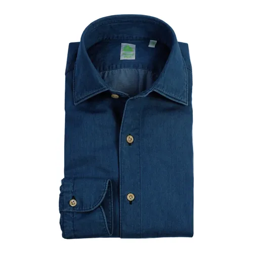 Shirts > Denim Shirts - - Finamore - Modalova