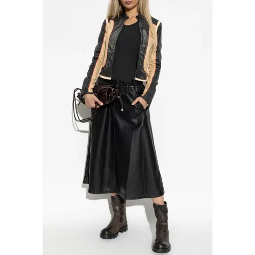 Jackets > Leather Jackets - - Diesel - Modalova