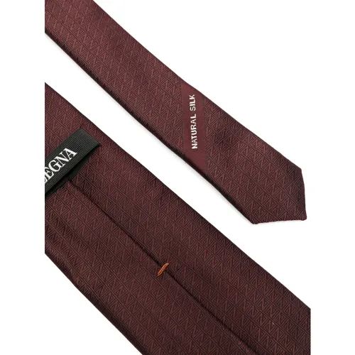 Zegna - Accessories > Ties - Red - Zegna - Modalova