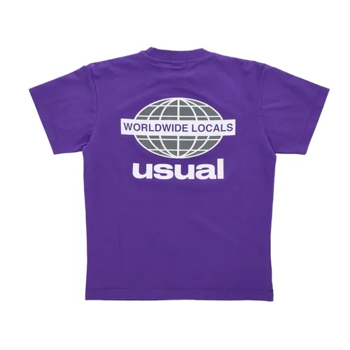 Usual - Tops > T-Shirts - Purple - Usual - Modalova