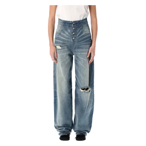 Jeans > Wide Jeans - - MM6 Maison Margiela - Modalova