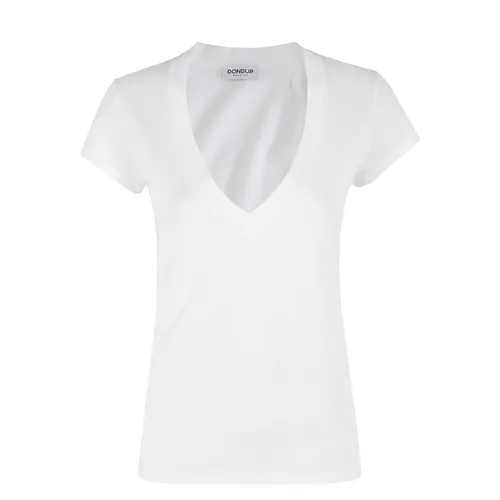 Dondup - Tops > T-Shirts - White - Dondup - Modalova