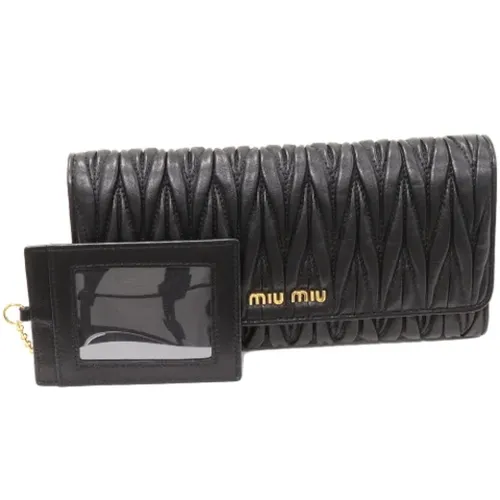 Pre-owned > Pre-owned Accessories > Pre-owned Wallets - - Miu Miu Pre-owned - Modalova