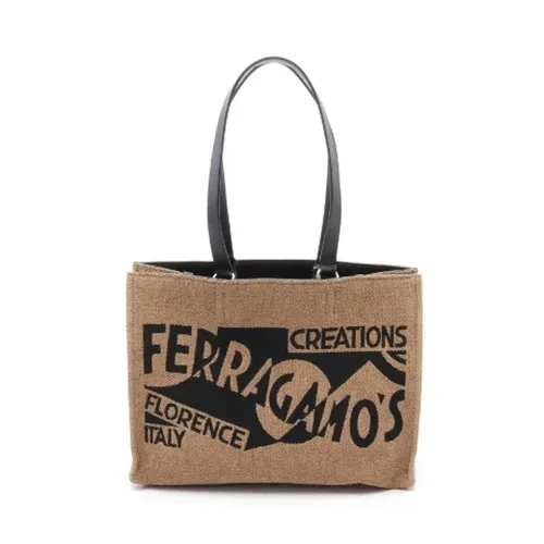 Pre-owned > Pre-owned Bags > Pre-owned Tote Bags - - Salvatore Ferragamo Pre-owned - Modalova