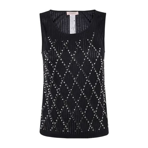 Tops > Sleeveless Tops - - Twinset - Modalova