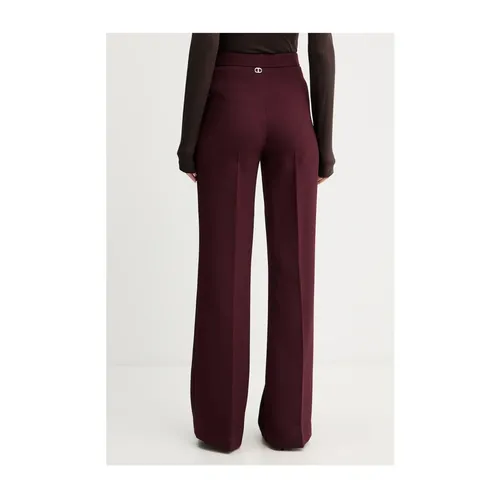 Trousers > Wide Trousers - - Twinset - Modalova