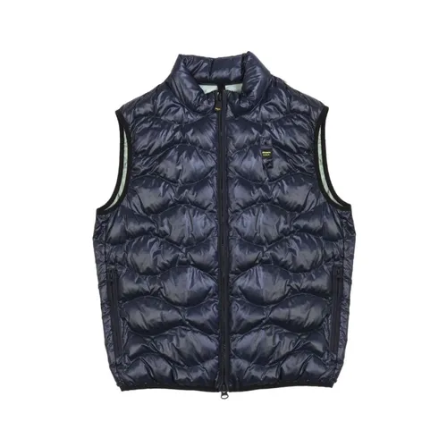 Blauer - Jackets > Vests - Blue - Blauer - Modalova