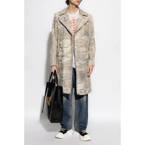 Coats > Single-Breasted Coats - - Diesel - Modalova