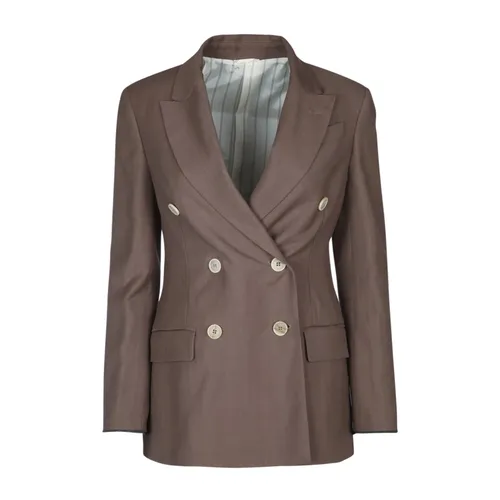 Jackets > Blazers - - Brunello Cucinelli - Modalova