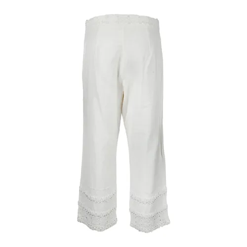 Trousers > Wide Trousers - - Twinset - Modalova