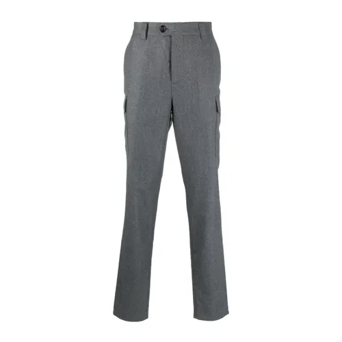 Trousers > Straight Trousers - - Brunello Cucinelli - Modalova