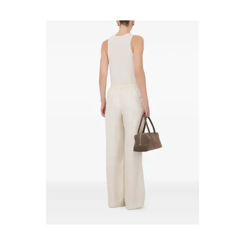 Trousers > Wide Trousers - - Loulou De Saison - Modalova