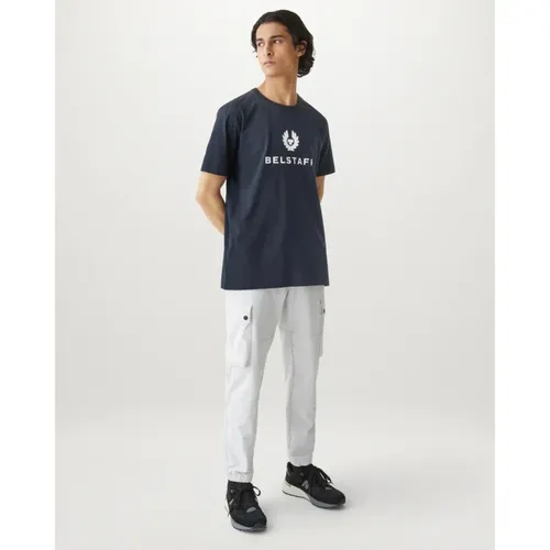 Belstaff - Tops > T-Shirts - Blue - Belstaff - Modalova
