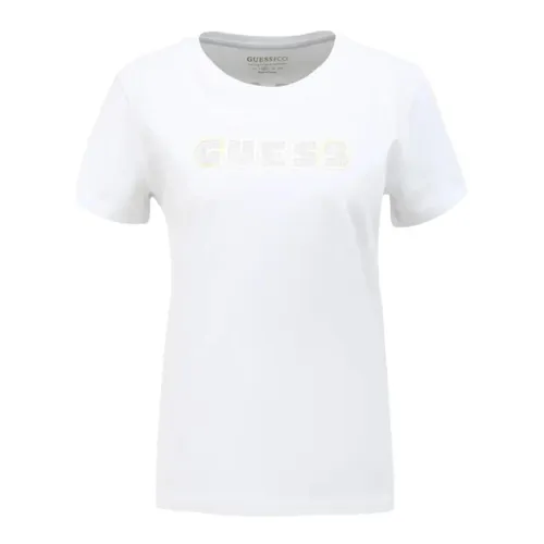 Guess - Tops > T-Shirts - White - Guess - Modalova