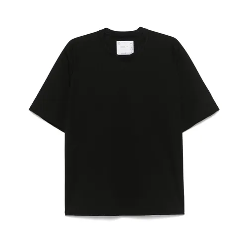 Sacai - Tops > T-Shirts - Black - Sacai - Modalova