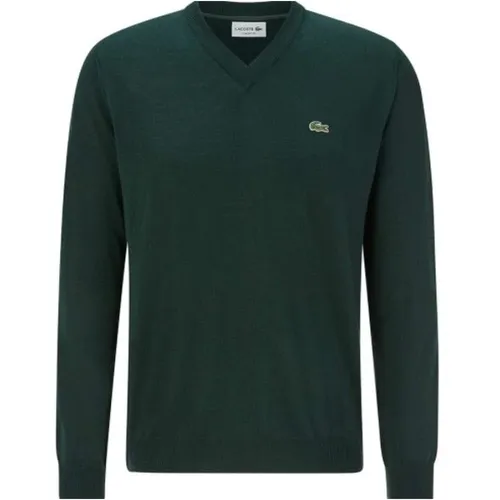 Knitwear > V-neck Knitwear - - Lacoste - Modalova