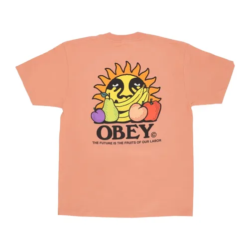 Obey - Tops > T-Shirts - Orange - Obey - Modalova