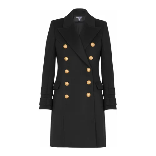 Coats > Double-Breasted Coats - - Balmain - Modalova