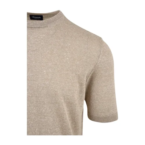 Drumohr - Tops > T-Shirts - Beige - Drumohr - Modalova