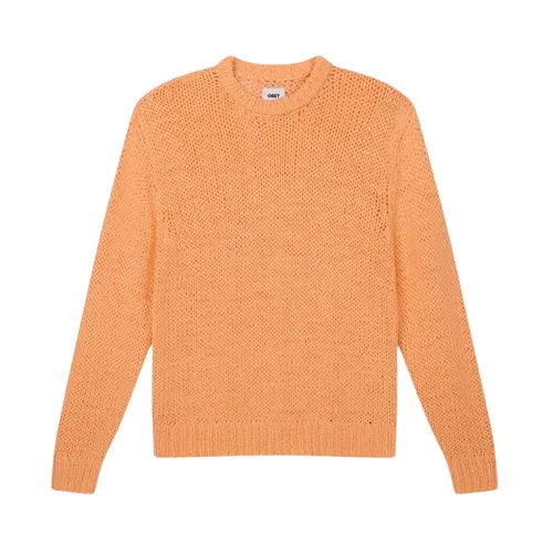 Knitwear > Round-neck Knitwear - - Obey - Modalova