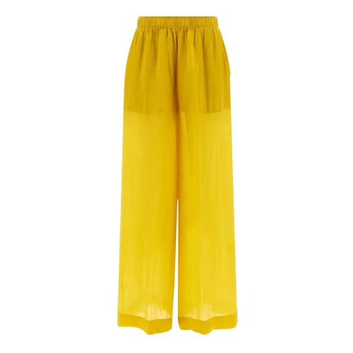 Trousers > Wide Trousers - - Nude - Modalova