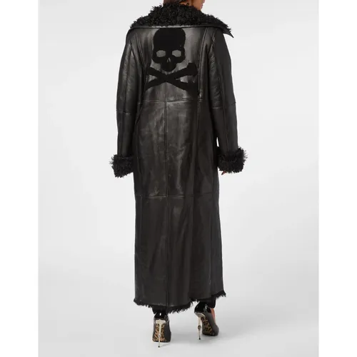 Coats > Single-Breasted Coats - - Philipp Plein - Modalova